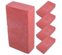 CHILDWEET 5 Pezzi Mattone di Schiuma Rosso Leggero e Realistico, Facile da Rompere a Mano, per Scene di Film e attività di Gioco da Costruzione