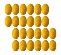 CHILDWEET 50 Pezzi Palline di Seta Gialle la Pulizia del Viso, e Esfoliazione della Pelle per Cura Facciale Delicata