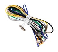 CHILDWEET 6 Fasce Elastiche per Bidoni della Spazzatura 140 CM Set da 6 Colori Assortiti Fascia Porta-Sacchi Riutilizzabile per Fissaggio Sicuro di Sacchi in Cucina e Raccolta