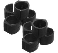 CHILDWEET 8 Pezzi Gommini Antiscivolo per Carrelli della Spesa in Plastico Nero Apertura 32mm, Facile Installazione e Prolungamento Durata Carrello