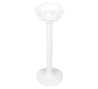 CHILDWEET Alzatina per Vasi in Plastica Bianca a Forma di Colonna Romana, Decorativa e Resistente, per Fiori e Vasi da Balcone in Matrimoni e Feste