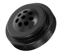 CHILDWEET Base per Supporto Portabandiera in Plastica Nera 8 Fori, Design Rotondo e Portatile, per Esposizione in Ufficio o Vetrina, Facile da Riporre