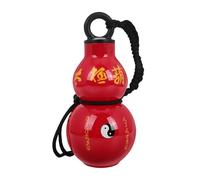 CHILDWEET Borraccia Giapponese Zucca Rossa in Stile Cinese Retrò con Grande Capacità e Cinturino per Attività Sportive e Outdoor, Bottiglia D'acqua Versatile a Forma di Zucca Riutilizzabile