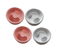 CHILDWEET Ciotola per Manicure 4 Pezzi per Ammollo Mani in Materiale Sicuro per Rimuovere Cuticole e Trattamenti Nail Art Colore Casuale per Estetista e Salone Professionale