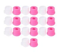 CHILDWEET Coperture per Rimuovere Unghie 10 Pezzi in Pp Rosa, Comode da Indossare per Manicure e Pedicure Fai da Te, Mantengono i Dischetti in Posizione