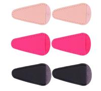 CHILDWEET Coperture Protettive per Colore Casuale in Pu per Forbicine Riutilizzabili 6 Pezzi per Proteggere Strumenti di Bellezza, Custodia per Forbici