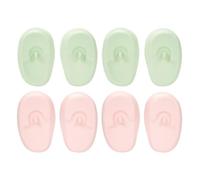 CHILDWEET Copriorecchie in Silicone per Tintura Chioma 4 Paia, Protezione Termica per Orecchie, Comodo e Resistente per Utilizzo Domestico e Permanente