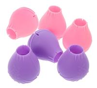 CHILDWEET Custodia Protettiva Facile da Pulire e Conservare per Silicone Pennelli Make Up in Silicone 6 Pezzi Accessorio Portatile per Pennelli Cosmetici Professionali