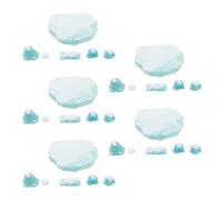 CHILDWEET di Artificiali Resistente a Sbiadimento e Crepe in Resina 30 Decorazione Realistica per Acquario e Terrario per Diorami a Tema Oceanico