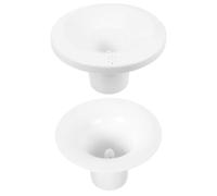 CHILDWEET Distributore Acqua Universale E Protezione Per Erogatore Acqua In Plastica Bianca 2 Pezzi Per Dispenser