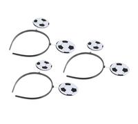 CHILDWEET Fasce per Chioma Calcio 3pezzi per Festa Mondiale, Comode da Indossare in Competizioni di Calcio Design Unico e Materiale Abs Resistente