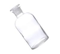 CHILDWEET Flacone per Reagenti in Vetro a Bocca Stretta Smerigliato 1 Pezzo 250Ml Resistente per Laboratorio Uso Chimico Educativo Ricerca Bottiglia