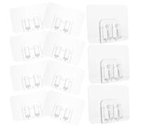 CHILDWEET Ganci Adesivi per Luci a Stringa 50 Pezzi Doppia Pinza Trasparente, Forti e Facili da Usare, per Decorazioni Festive e Occasioni Speciali