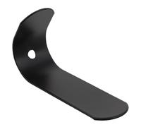 CHILDWEET Ganci Autoadesivi in Metallo Nero per Bagno e Cucina Supporto 6 Kg Forte Adesione per Asciugamani Cappotti e Utensili da Cucina Set da 1