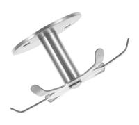 CHILDWEET Gancio Girevole a Sei Griffe in Acciaio Inox 304, Portautensili Sottopensile per Cucina e Bagno, Appendiabiti Salvaspazio Installazione a Vite