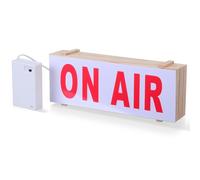 CHILDWEET Insegna Luminosa a LED On-Air in Plastica e Legno, Luce da Parete per Hotel e Bar, Decorazione da Parete per Tavoli e Scaffali, Segnale Luminoso per Uso Prolungato