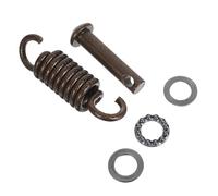 CHILDWEET Kit Molle per Altalena da Esterno Ganci a Molla in Metallo Color caffè, Set di Accessori per Sedia Amaca Singola Perno e Silenziatore, Fissaggio Sicuro per Patio e Giardino