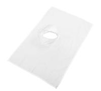 CHILDWEET Lenzuolo Copriletto Per Lettino Massaggio Con Foro Ergonomico Traspirante Satinato Morbido Per Spa e Salone Di Bellezza Copertura Viso Confortevole e Resistente Per Uso Prolungato