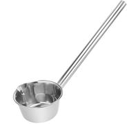 CHILDWEET Mestolo da Cucina in Acciaio Inossidabile Argento Manico, Resistente alla Ruggine e Risparmio di Fatica, per Mensa e Ristorante