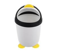 CHILDWEET Mini Bidone della Spazzatura a Forma di Animale Cartone con Coperchio Cestino per Camera da Letto e Scrivania Piccolo Cestino da Cucina Compatto e Leggero Facile da Pulire