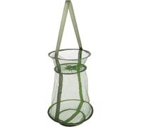 CHILDWEET Nassa da Pesca Pieghevole in Nailon Verde Design a Tre Strati e Maglia Piccola, Facile da Usare la Conservazione di Pesci Vivi Durante Avventure All'aperto