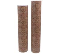 CHILDWEET Painting Scroll Box a Cilindro in Carta, Tubo Porta Oggetti per Artwork e Picture Scroll, Design Rustico per Uso in Ambienti di Conservazione