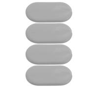 CHILDWEET Paracolpi in Plastica per Sedili Wc 4 Pezzi, Tamponi Ammortizzatori Antirumore 3,7x2x0,7cm, Resistenti alle Macchie per Bagni Domestici e Hotel