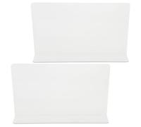 CHILDWEET Paraschizzi Angolare per Vasca da Bagno 2 Pezzi Water Stopper in PVC, Facile da Pulire e Comodo, per Bagno e Lavandino Quotidiano