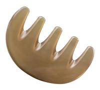 CHILDWEET Pettine da Massaggio per Capelluto in Corno di Bue, Portatile e Lenitivo per Prurito, Design Unico e Chic, e Genitori