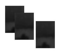 CHILDWEET Piastre in Alluminio Anodizzato Nero 3 Pezzi per Incisione Targhe da Ufficio e Uso Industriale Formato 30x20cm Aspetto Pulito e Superficie Liscia