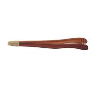 CHILDWEET Pinza per Tè in Legno Marrone per Cerimonia del Tè Kung Fu, Strumento Semplice e Delicato per Stringere la Tazza, per Bar e Hotel