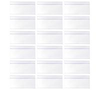 CHILDWEET Porta Etichette del Prezzo Trasparente per Supermercato e Negozio, 30 Pezzi, Supporto Espositivo 8x4 Cm Slot Superiore, Resistente e Facile da Installare per Scaffali e Espositori