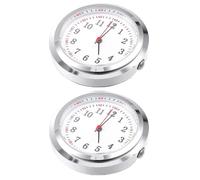 CHILDWEET Quadrante Vetro Argento per 2 Infermiere Orologio da Tasca Pezzi | Accessorio per Orologio, Uso Manuale, Design Semplice e Chiaro Stile Casuale