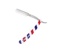 CHILDWEET Rasoio Confortevole per Metallo Manuale Barba Sopracciglia e Supporto Sicuro Design Vintage Lama Uso Professionale e Personale