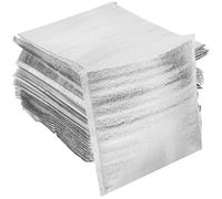 CHILDWEET Sacchetti Isolanti in Alluminio 50 Pezzi 20X20 CM Monouso per Conservazione Cibo e Picnic