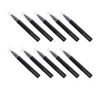 CHILDWEET Set 10 Penne Vuote per Manicure 3ml Nero in Pp, Penna Spirale Pratica e Pulita per Accessori Unghie da Viaggio e Business
