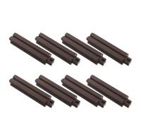 CHILDWEET Set 8 Pezzi Gambe per Orto Rialzato da Esterno in Plastica Color Legno Struttura Componibile Impilabile per Giardinaggio Fai da Te e Terrazzi