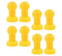 CHILDWEET Set di 8 Coperture per Pali di Trampolino in Plastica Gialla Ideali per Il Fissaggio della Rete di Sicurezza Durante l’Installazione