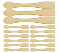 CHILDWEET Spatola Cosmetica in Abs Colore Oro 15 Pezzi, Cucchiaio Pratico per Campionamento Crema Viso e Crema Occhi, per Skincare Quotidiana