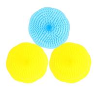 CHILDWEET Spazzola Massaggiante per Capelluto 3 Pezzi in Abs per Doccia e Styling, Rimuove Cellule Morte e Uso Quotidiano, Massaggiatore Colore Casuale