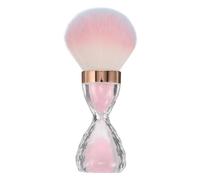 CHILDWEET Spazzola per Pulizia Unghie Rosa Portatile Setole Morbide e Punta Grande in Materiale Morbido per Rimozione Polvere Nail Art per Casa e Saloni di Bellezza