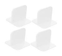 CHILDWEET Stabilizzatore Adesivo per Box Ragazzo Ragazza, Clip di Fissaggio in Plastica Sicura, Base Supporto Antiscivolo per Recinti Interni, 4 Pezzi Fibbia Adesiva senza Tracce