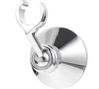 CHILDWEET Supporto Doccetta Regolabile in Rame Design Girevole e Buona Stabilità, Base per Soffione Doccia per Cucina e Barbiere, Finitura Argento
