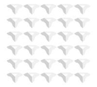 CHILDWEET Supporto espositore cubo triangolare bianco 30 in plastica per conservazione e collezionisti di puzzle