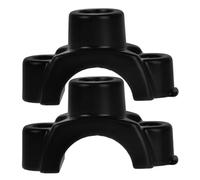 CHILDWEET Supporto Halfcover Veicoli e Retrovisore Specchietto a per Elettrici in Lega di Alluminio Nero, 2 con Design Facile Installazione e Versatile