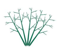 CHILDWEET Supporto per Piante Rampicanti da Giardino in Plastica Verde, 5 Pezzi, Semplice Forma, per Crescita e Modellatura di Piante in Contenitore