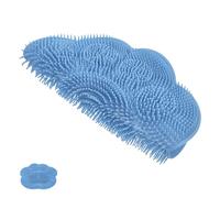 CHILDWEET Tappetino Esfoliante in Silicone Tpr con Ventose per Piedi e Schiena, Scrubber Antiscivolo per Massaggio e Pulizia Sotto la Doccia