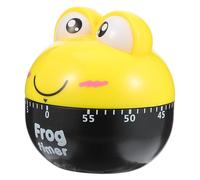 CHILDWEET Timer Strumento di Gestione Meccanico a Forma di Gialla da Cucina in ABS Facile da Usare e Portatile per Abituali e Cucina