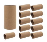 CHILDWEET Tubi di Cartone Rotondi per 30 Pezzi per DIY e Scuola | 10x5, 2cm, Carta Grezza per Disegno e Pittura, Forniture per Attività Creative e Lavoretti