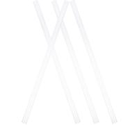 CHILDWEET Tubi Tondi in PVC Trasparente Rigido 4 Pezzi, Diametro Esterno 21 MM, Resistenti a Temperature Elevate per Impianti Sanitari e Uso Industriale